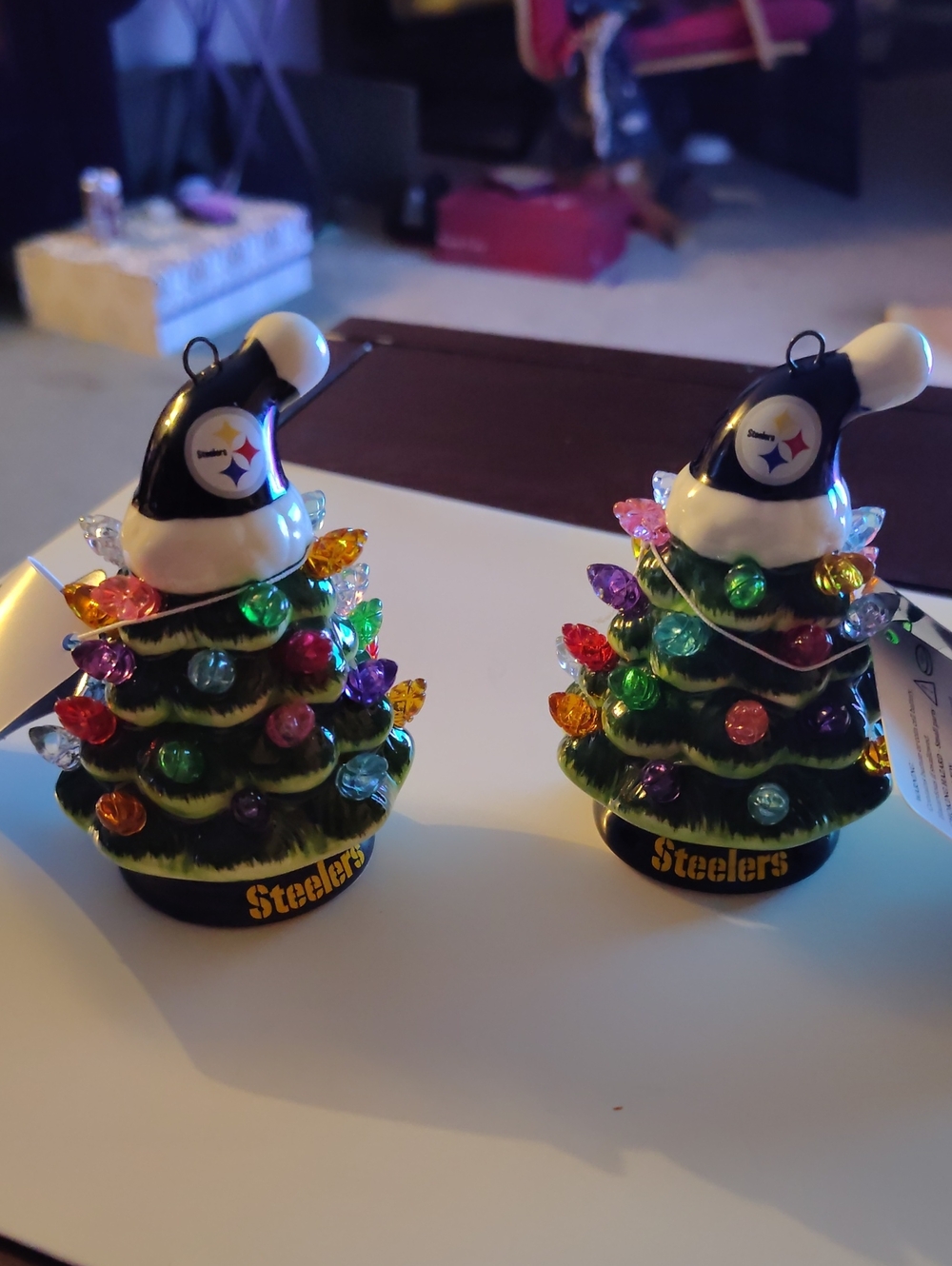 Steelers Christmas Tree Ornaments